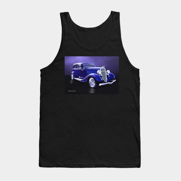 Ford Tudor Sedan 1934 Tank Top by Burtney